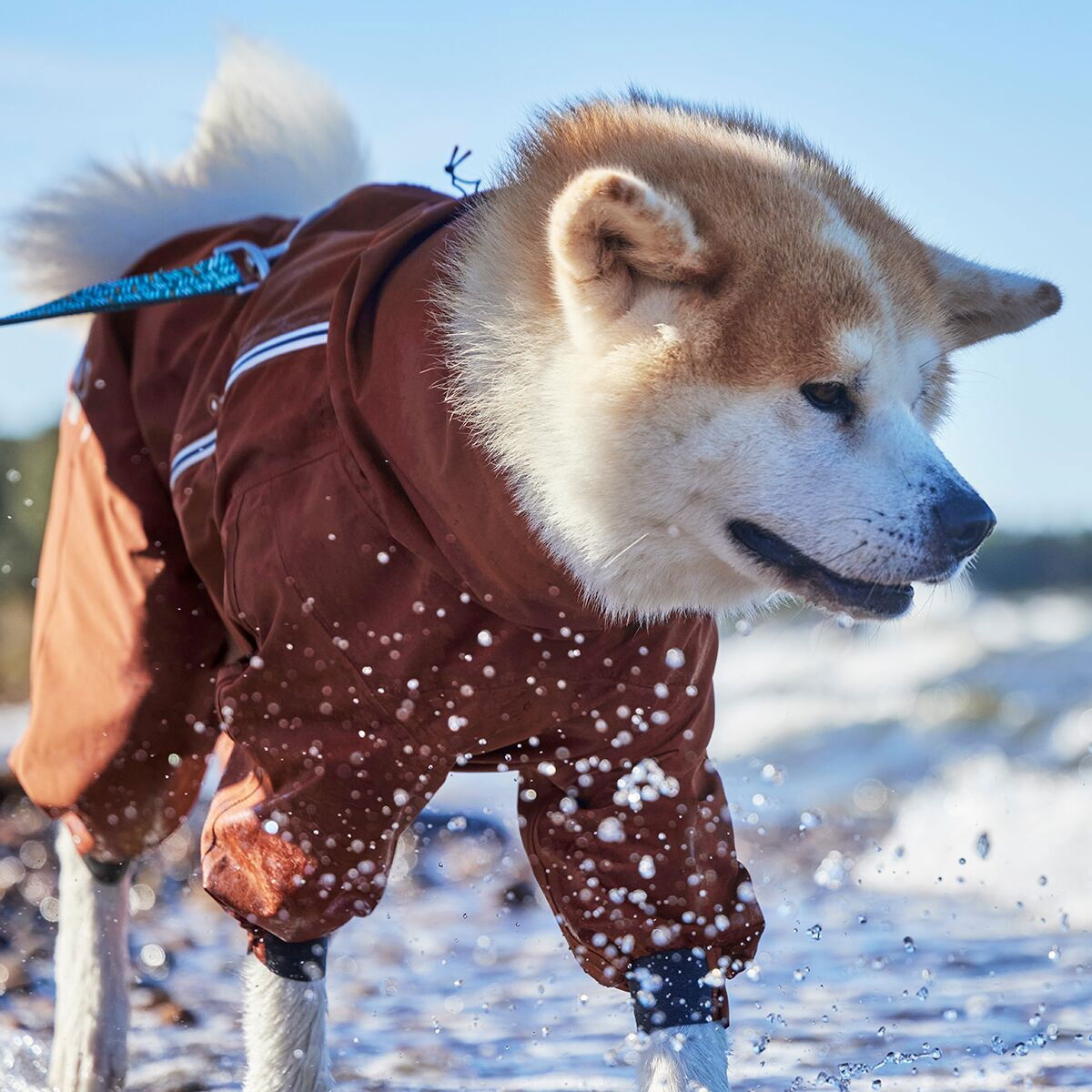 Hurtta Mudventure ECO overall, cinnamon