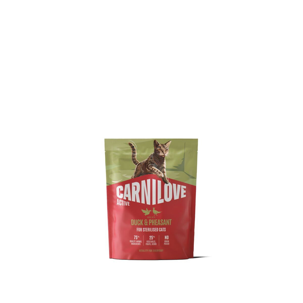 CARNILOVE ACTIVE cat dry made with duck & pheasant for sterilised adult all breeds