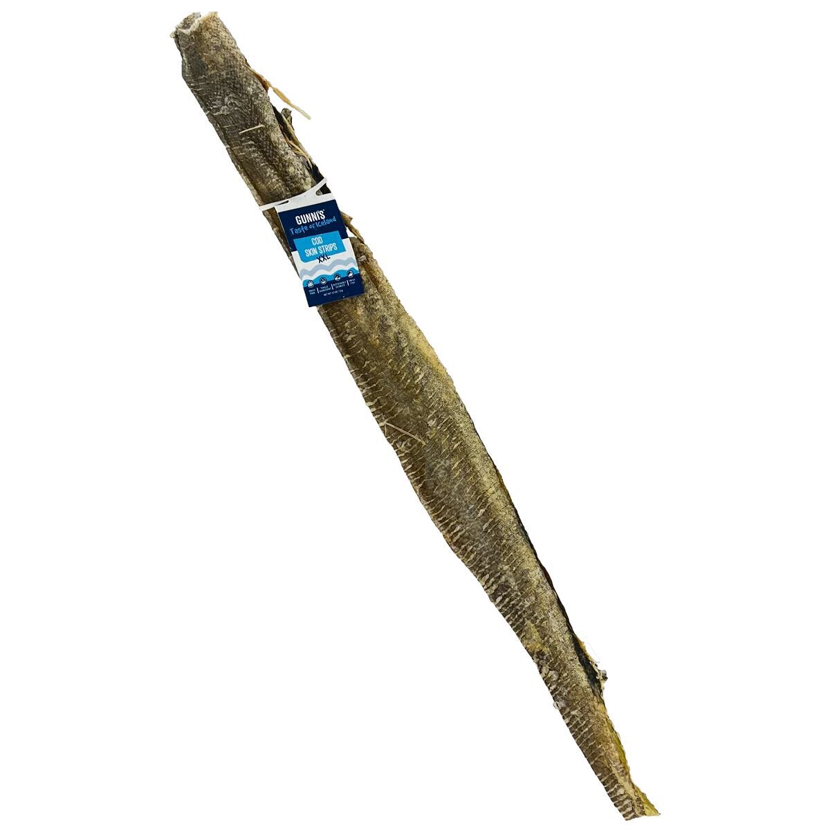 Gunni's Cod Skin Strips XXL Hundetygg 35 cm - Hundebein