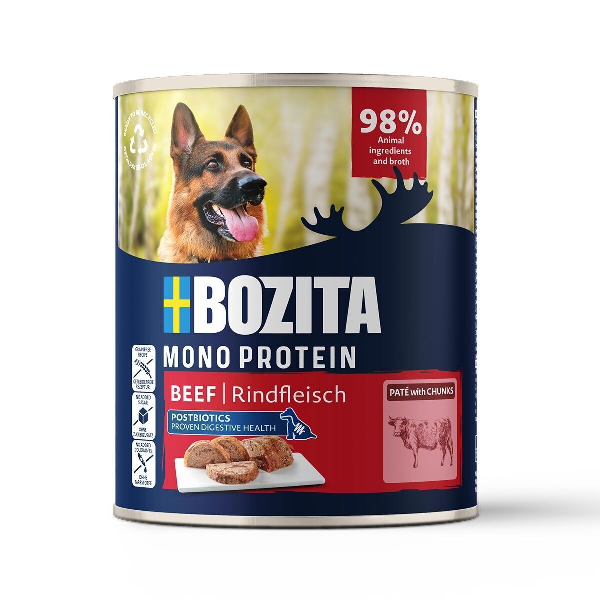 Bozita Dog Pate Beef