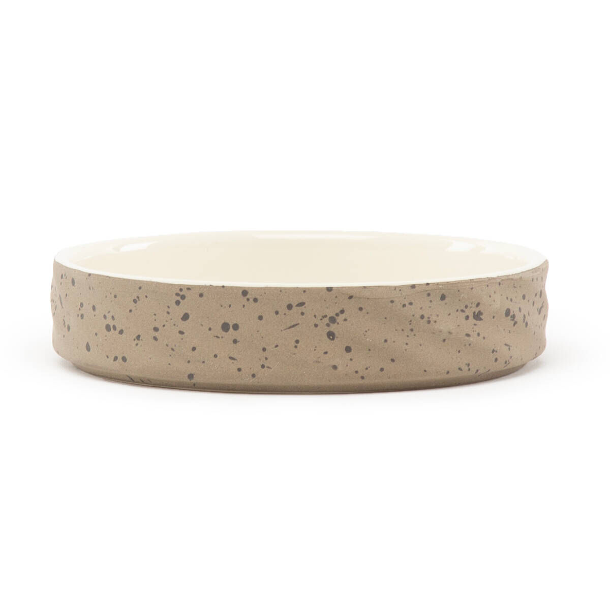 Scruffs Zen ceramic cat saucer brown