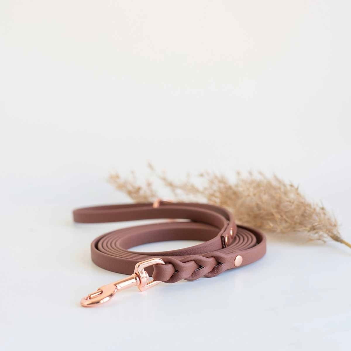 Tyylivoitto Braid leash, brown