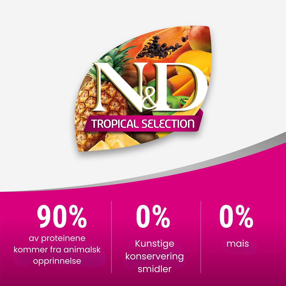 N&D Dog Tropical Pork M/L 10kg