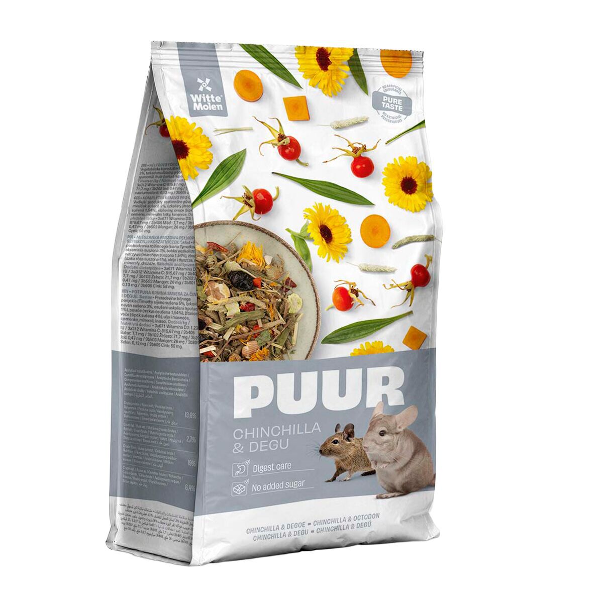 PUUR Chinchilla & Degu 500 g 2 kg - Chinchillafôr
