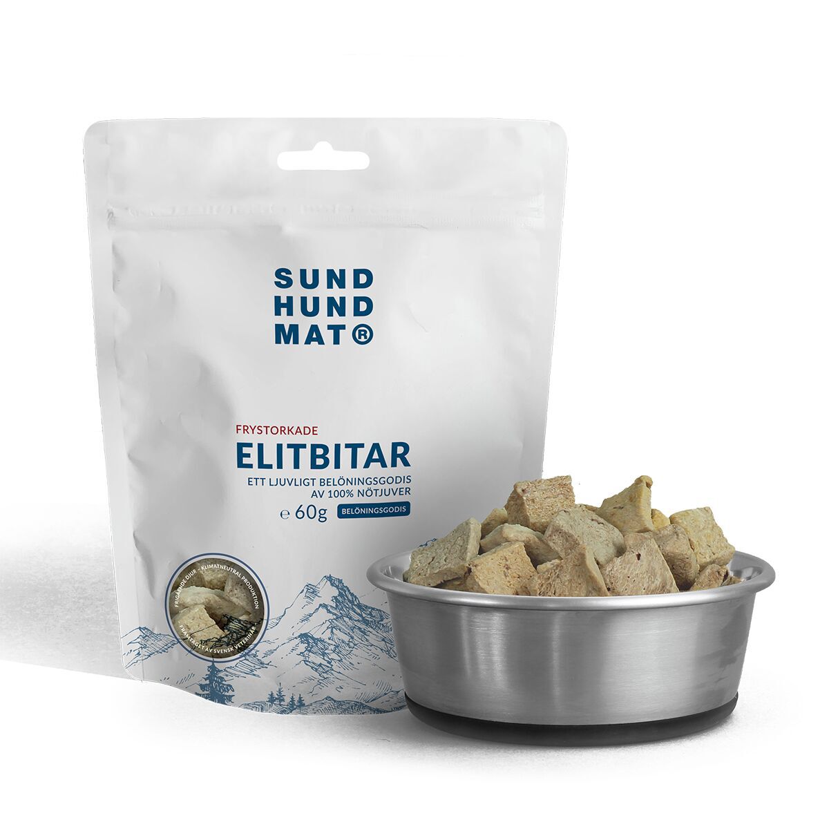 Sund Hundmat Elitbiter 60 g - Kjøp på nett hos VetZoo