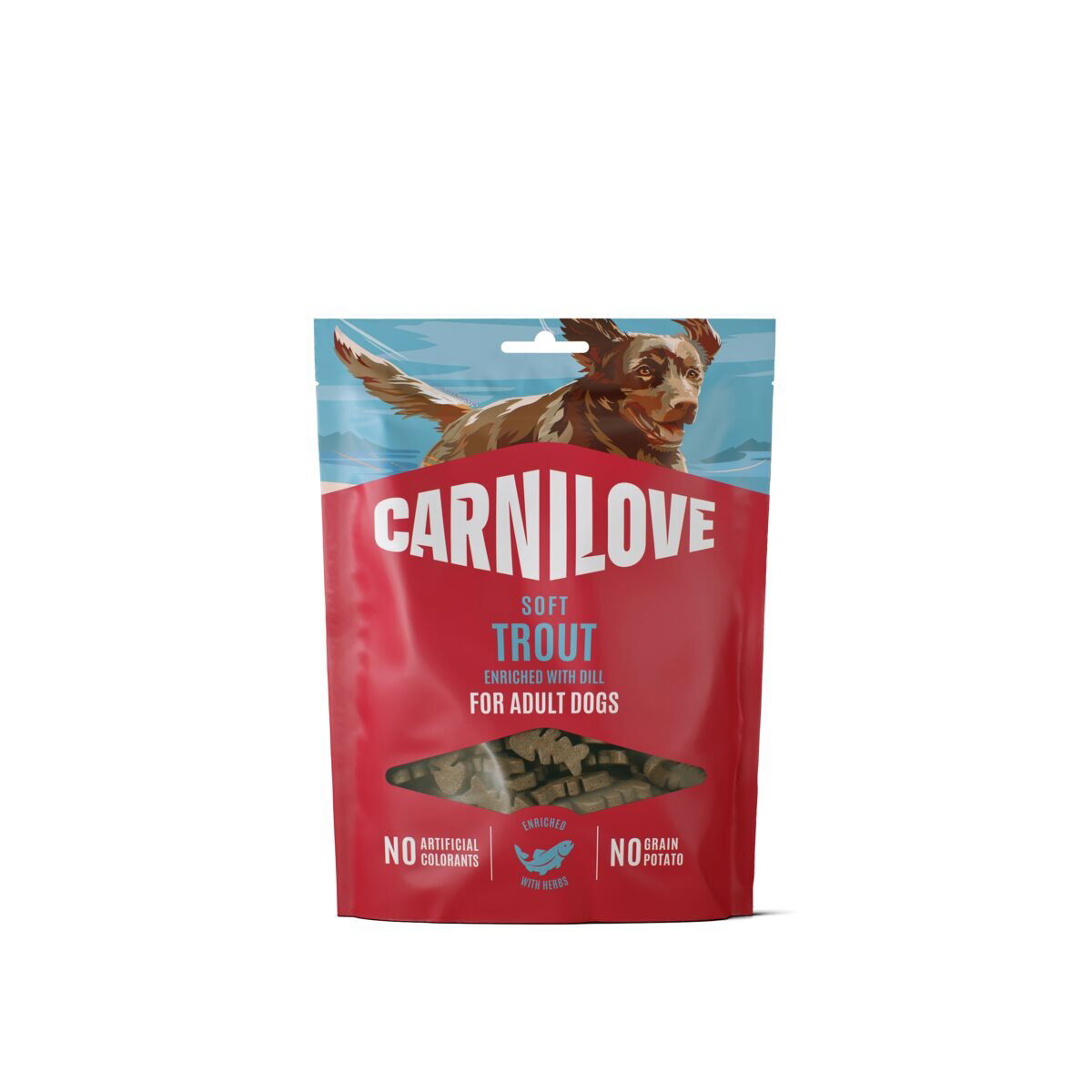 CARNILOVE Dog SOFT Snack Trout enriched with Dill 200 g