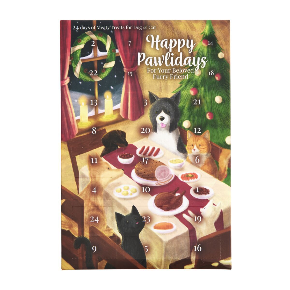 Xmas Meaty Julekalender til Hund & Katt - Julekalendere for kjæledyr