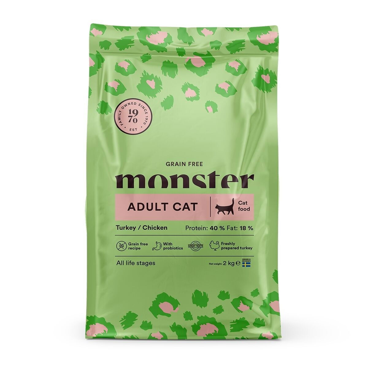 Monster Cat Grain Free Adult Turkey/Chicken
