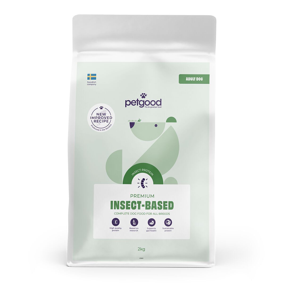 Petgood insect-based dog adult dry food