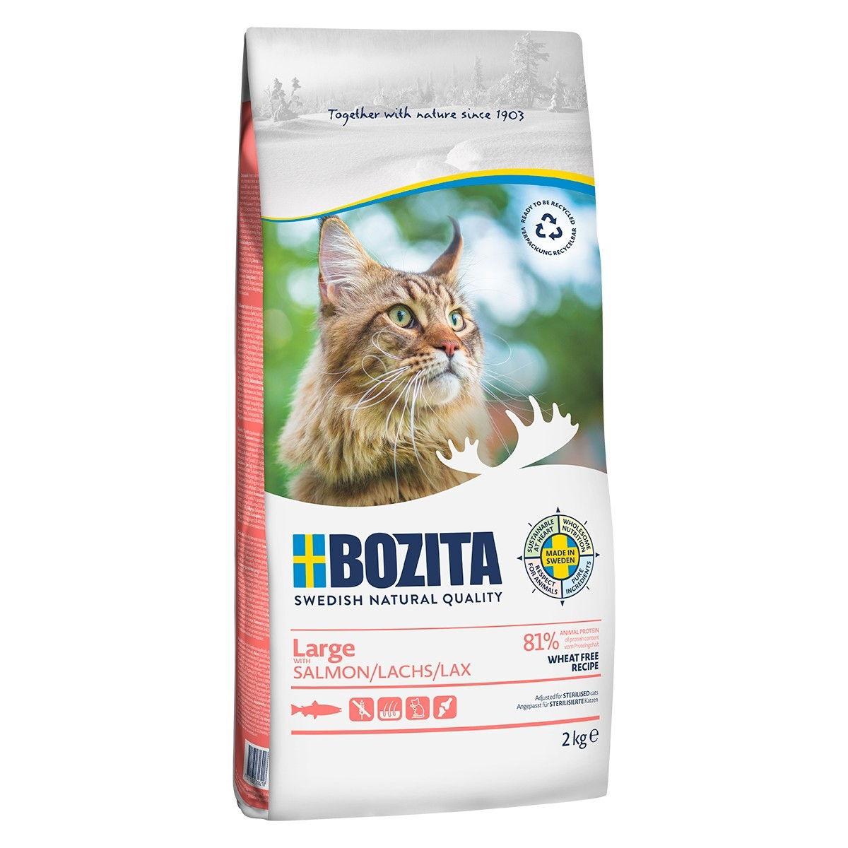 Bozita Cat Large wheat Free Salmon