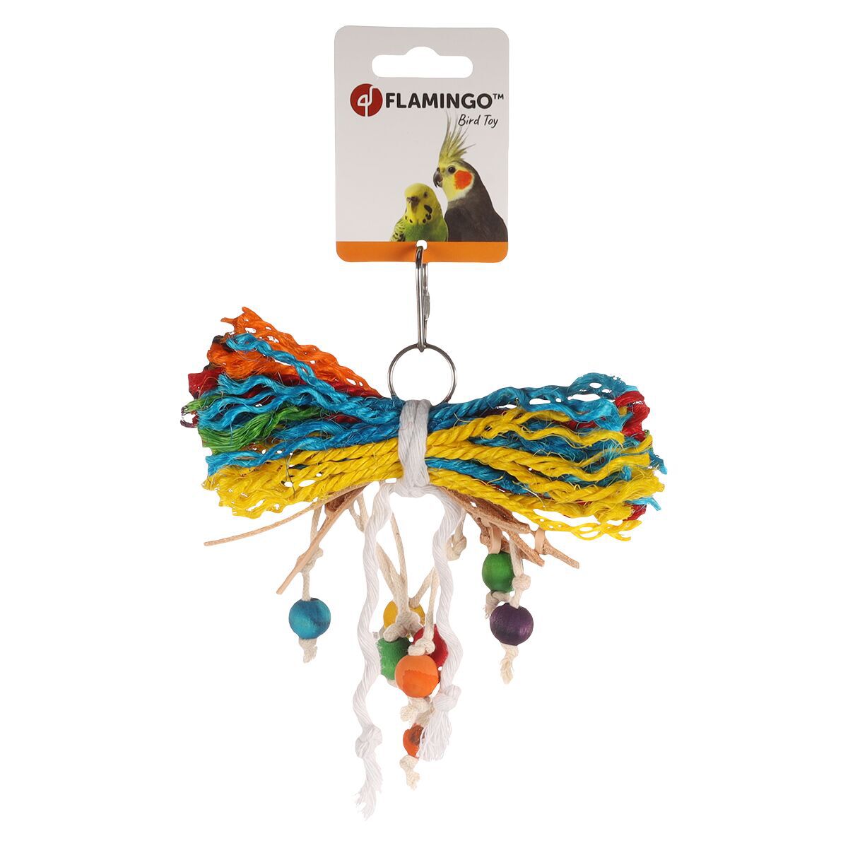 Flamingo Parakeet toy Popie 18cm