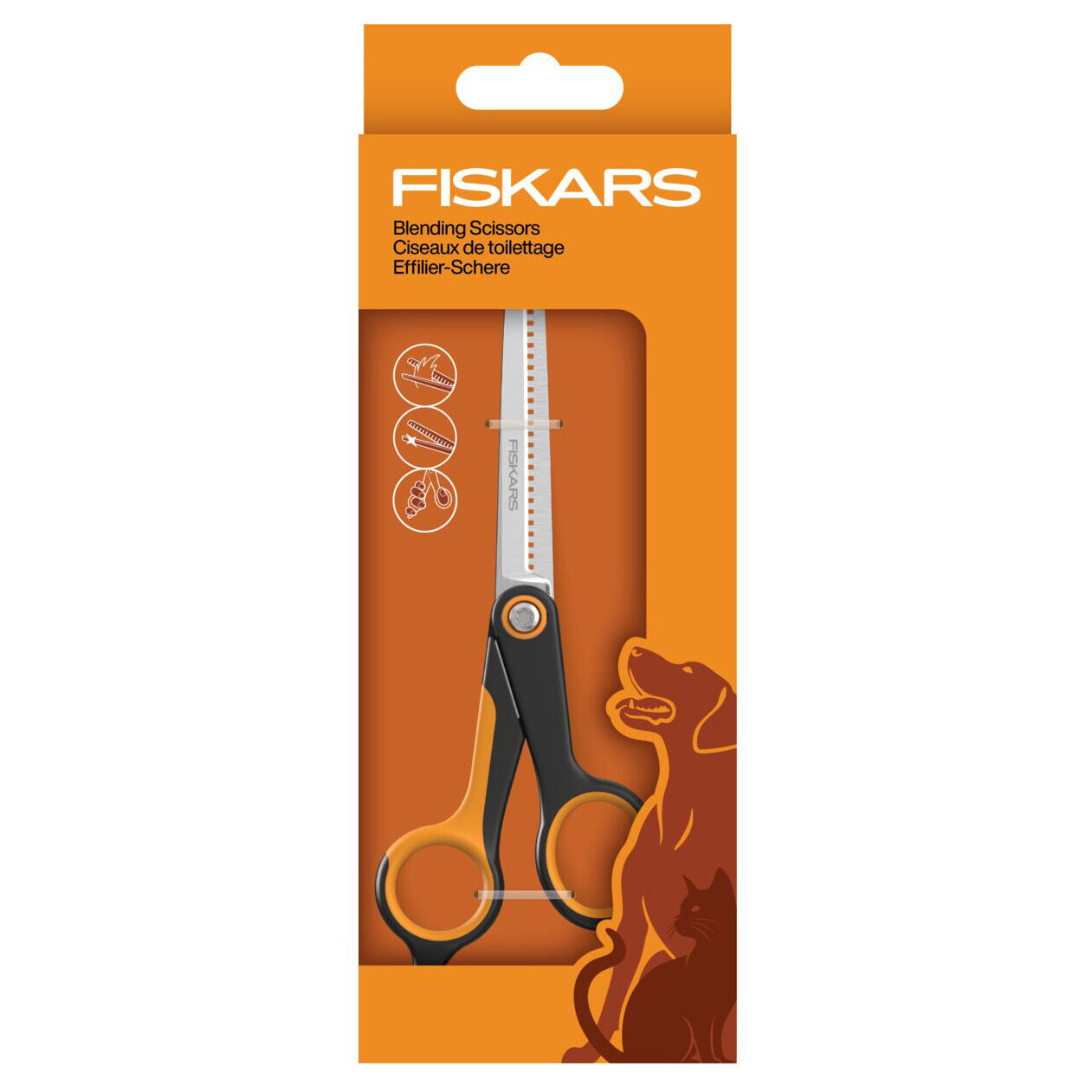 Fiskars blending scissors 1-sided