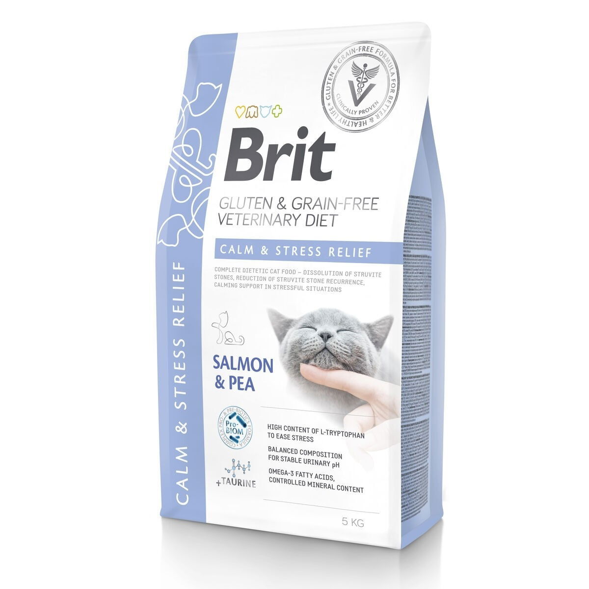 Brit Grain Free Veterinary Care Cat Calm & Stress Relief 5 kg - Veterinærfôr for stress & utrygghet hos katt