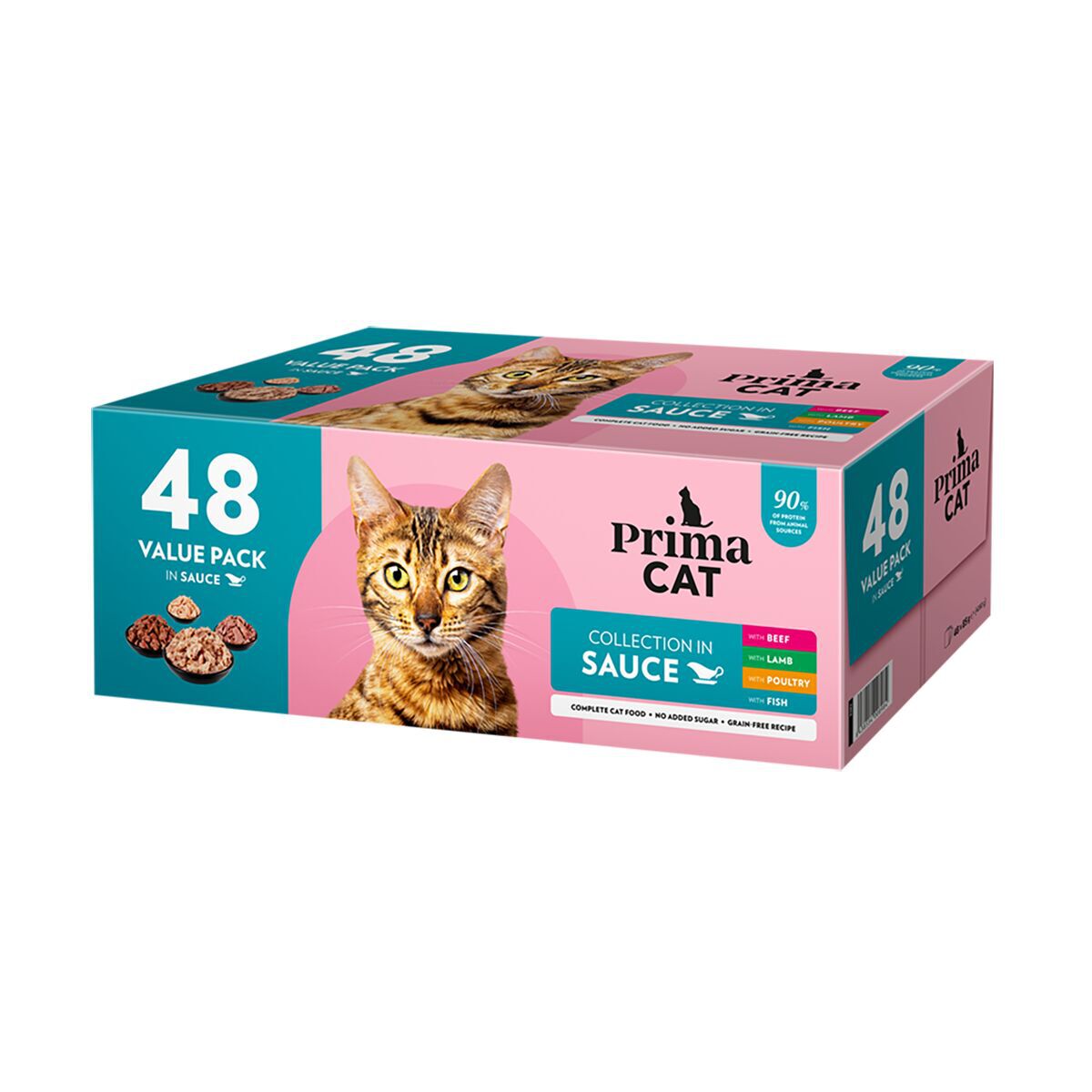 PrimaCat Classic Valuepack in Gravy 48×85g - Våtfôr til katt