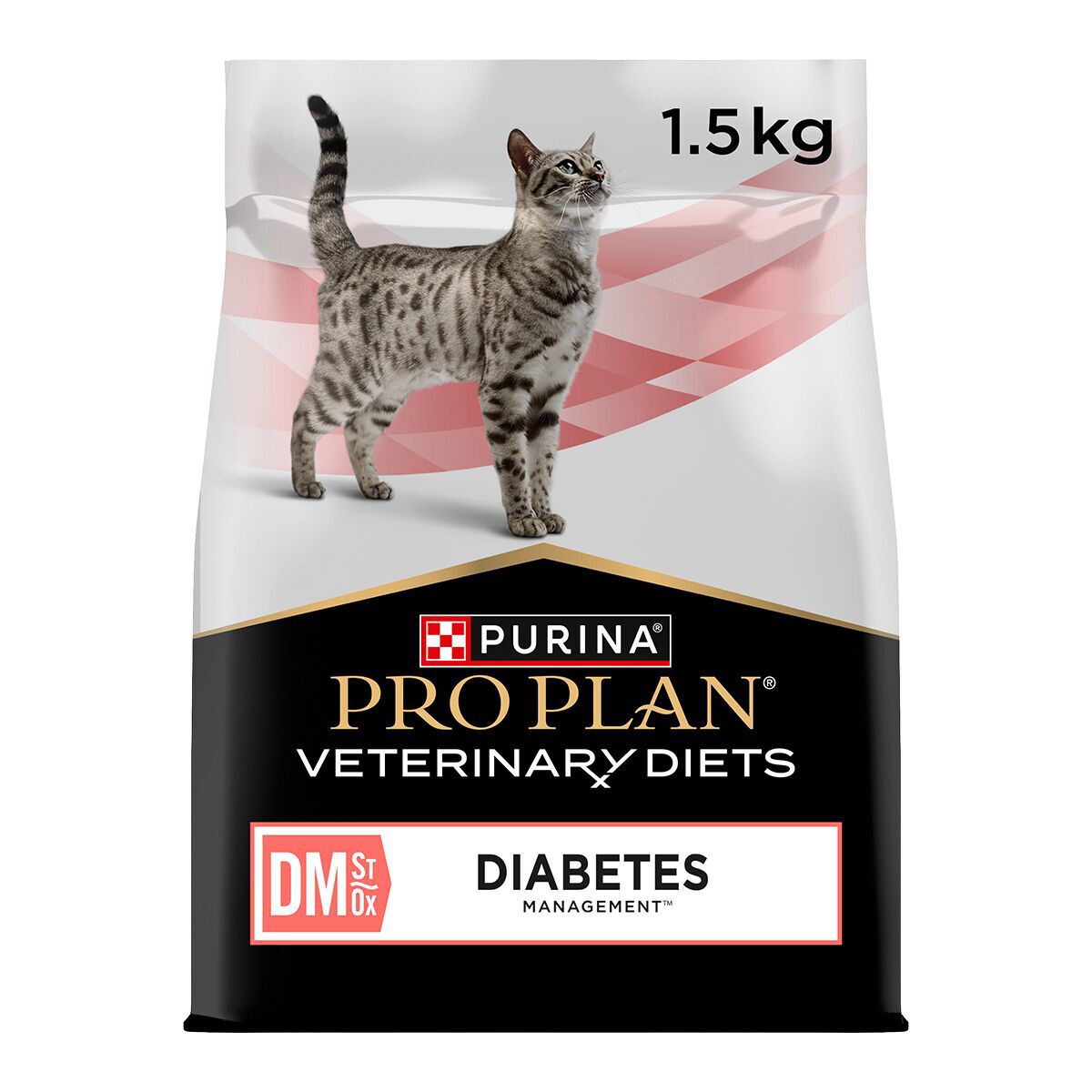 Purina Pro Plan Veterinary Diets Cat DM St/Ox Diabetes Management 1.5KG - Diabetesfôr for katt