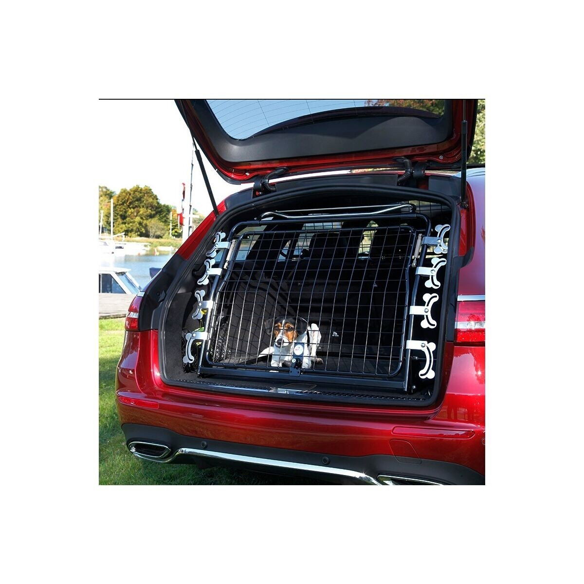 Hundgrind Modell 1 Enkeldörr