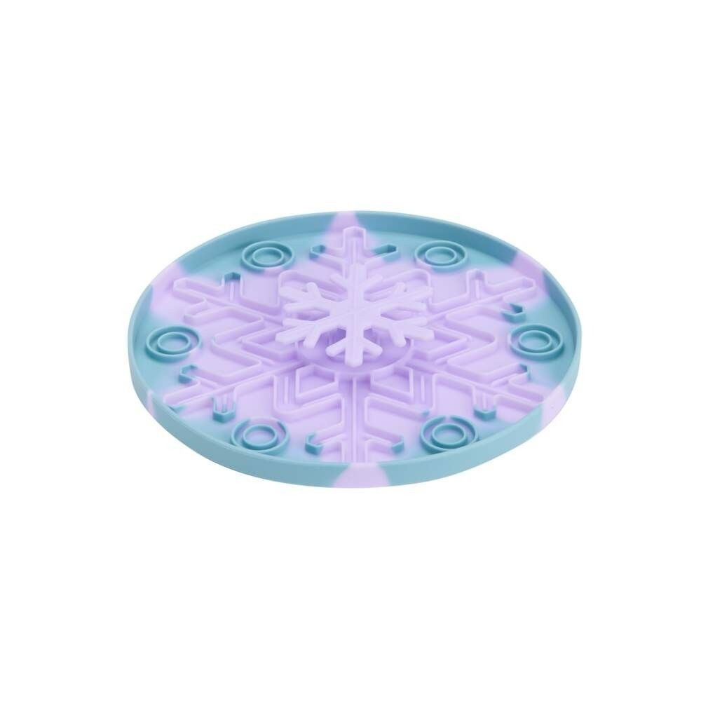 Little&Bigger Snowflake 3D sniffy tray blue & lilac
