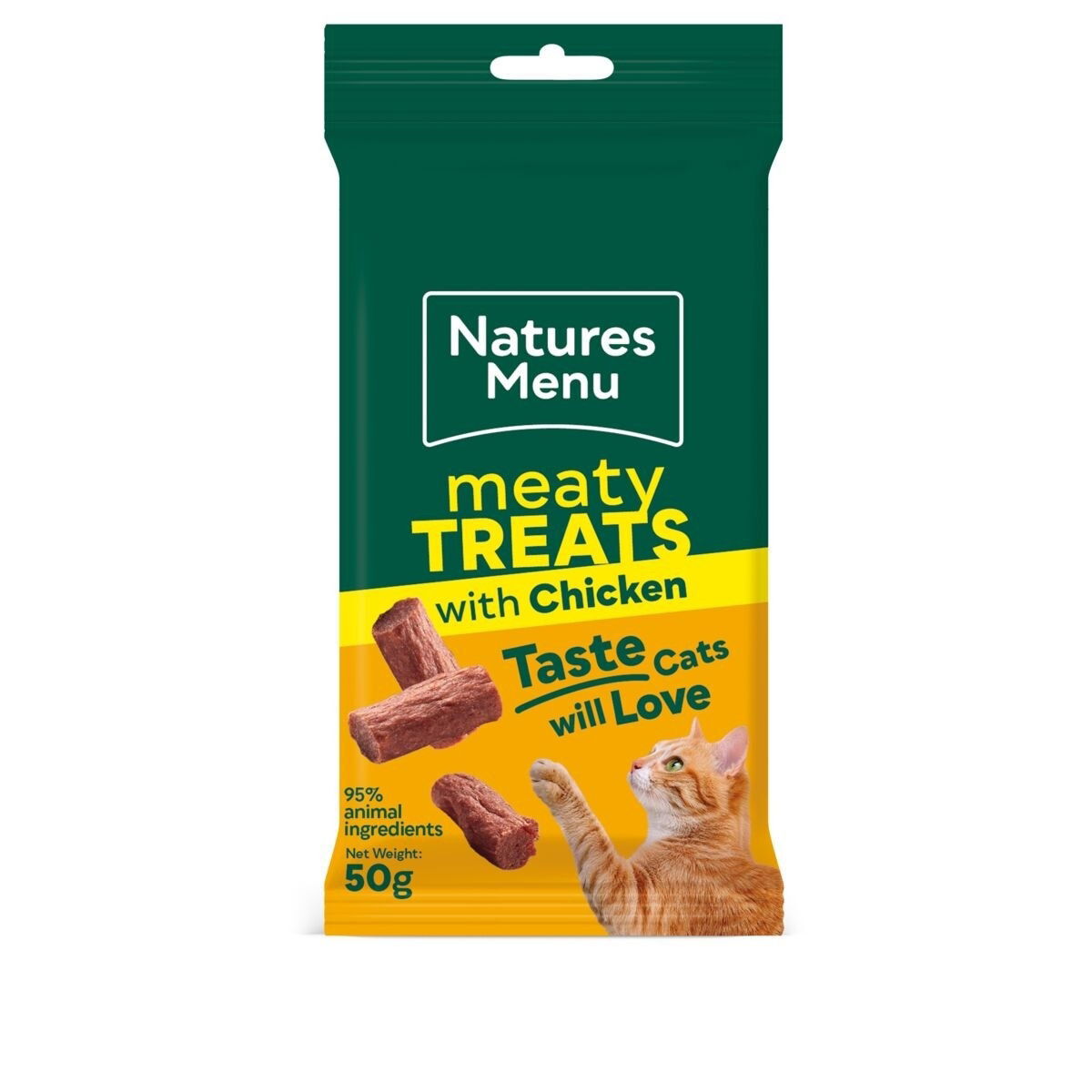 Natures Menu Kattegodbit Chicken & Pork 50 g - Kattegodteri