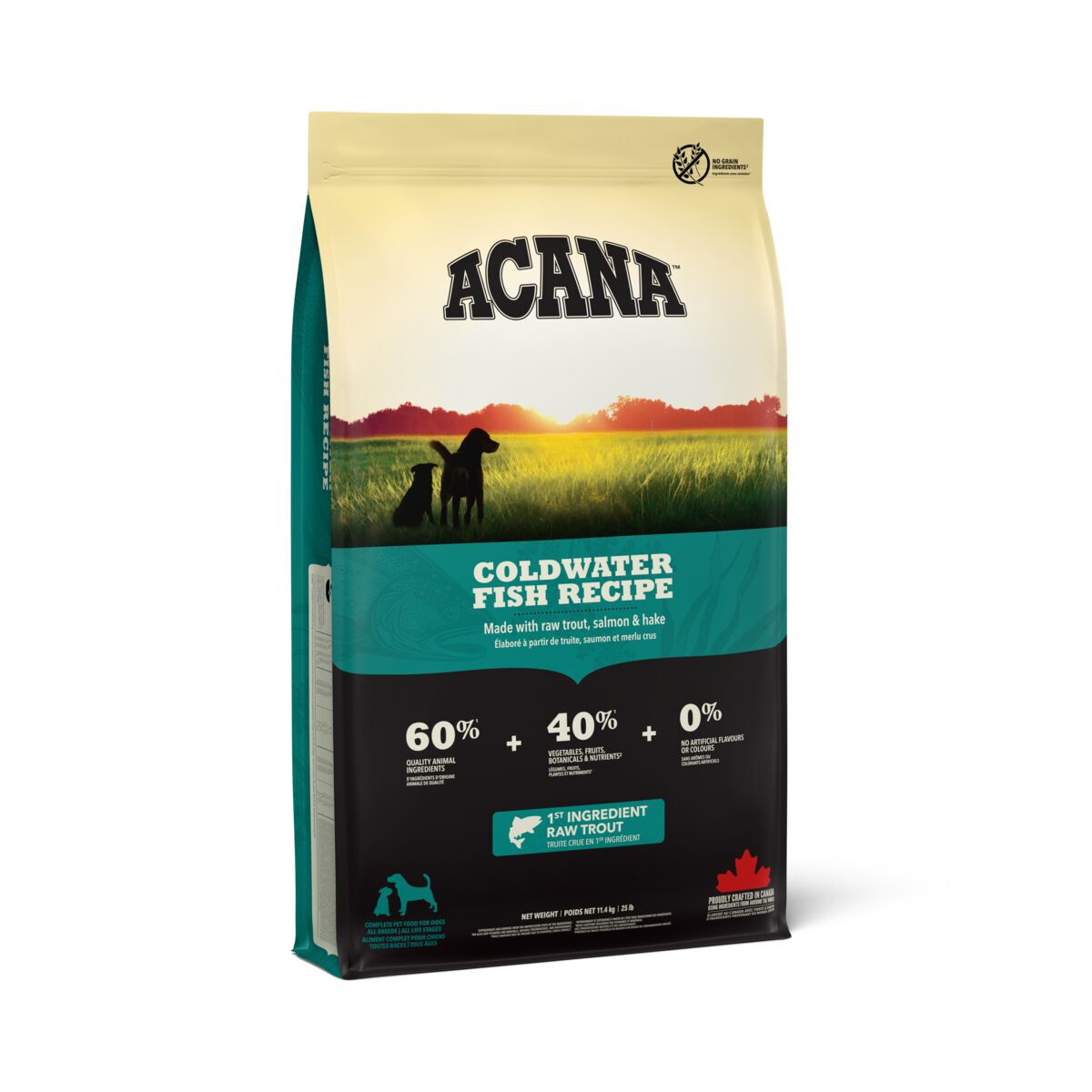 Acana Dog Adult Grain Free Cold Water Fish Tørrfôr til Hund 11,4kg - Kornfritt hundefôr