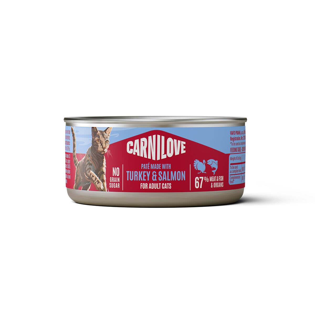 Carnilove Cat Adult Turkey & Salmon Paté Våtfôr til Katt 100 g