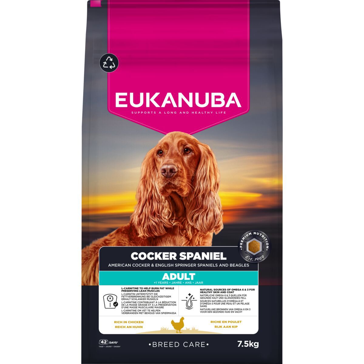 Eukanuba Dog Breed Care Cocker Spaniel Tørrfôr til Hund