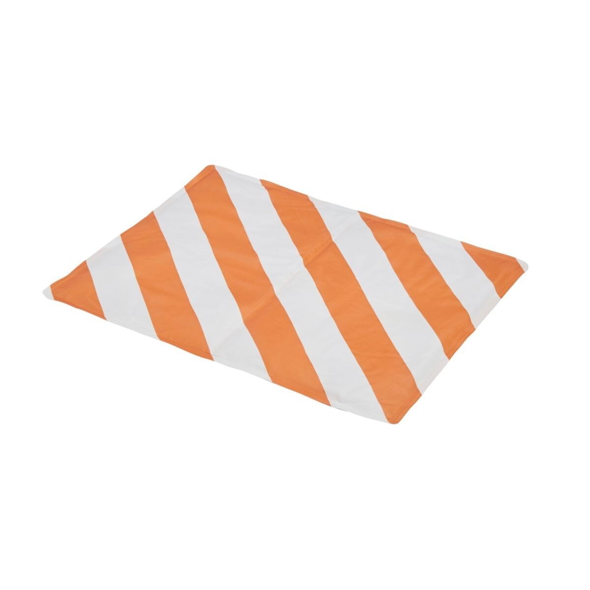 Little&Bigger HotSummer cooling mat diagonal stripes orange