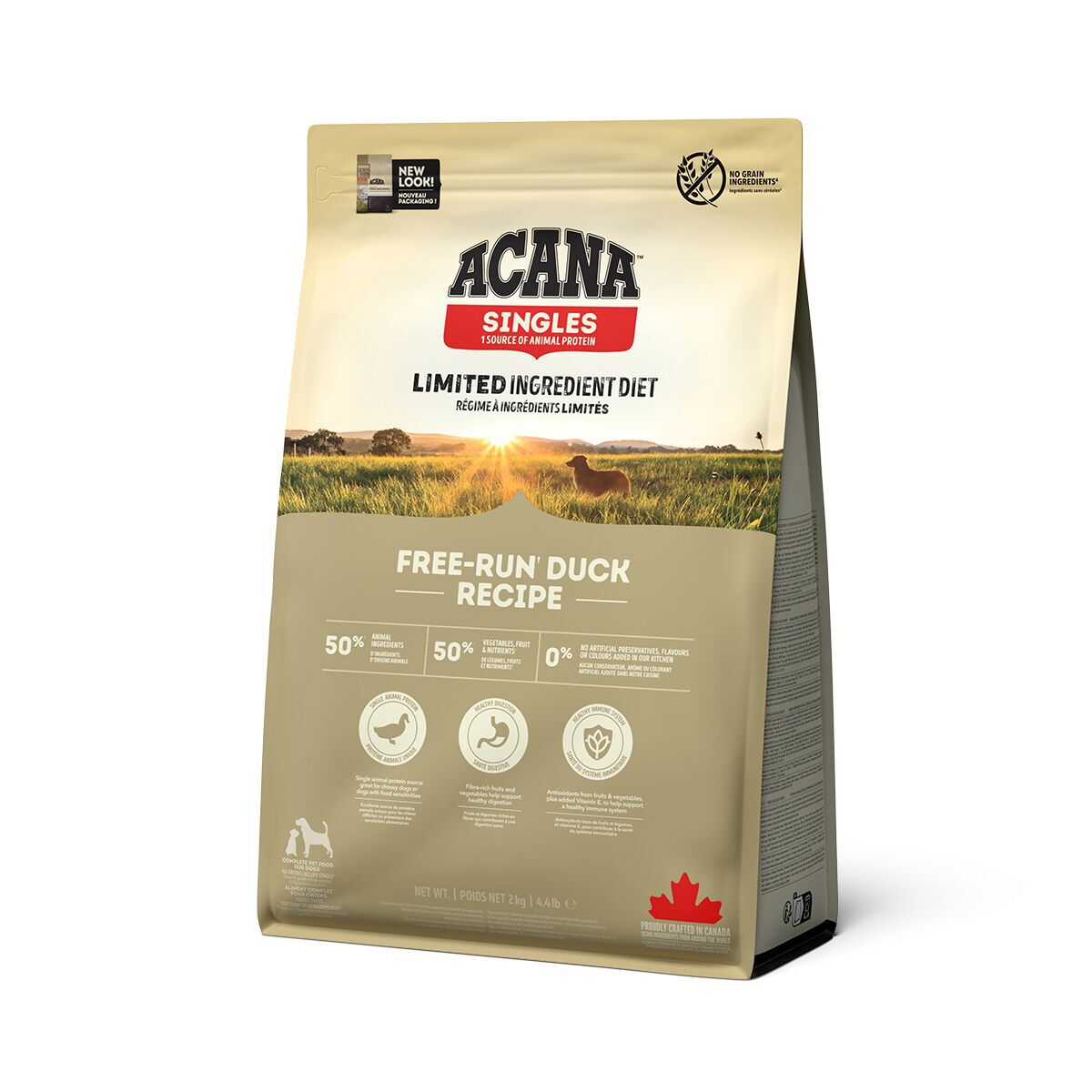 Acana Dog Free-Run Duck Torrfoder till Hund 2 kg - Kornfritt hundefôr