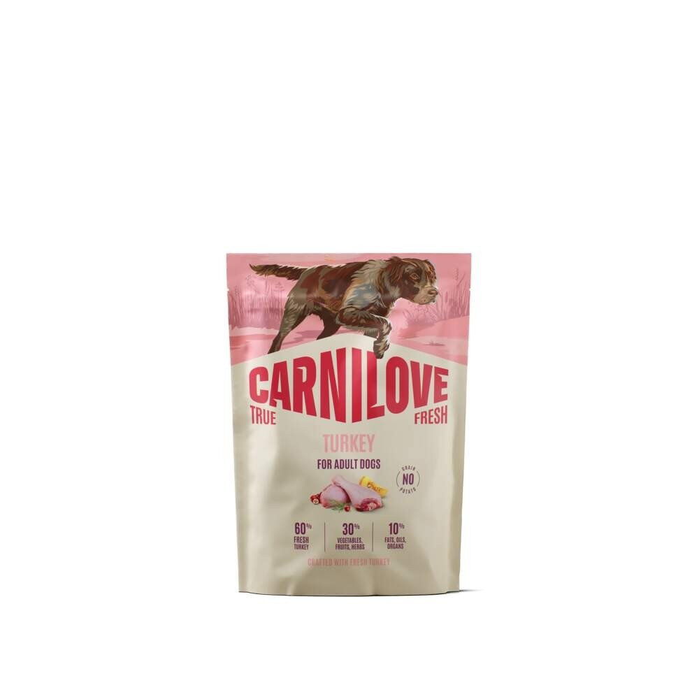CARNILOVE TRUE FRESH dog dry turkey for adult all breeds