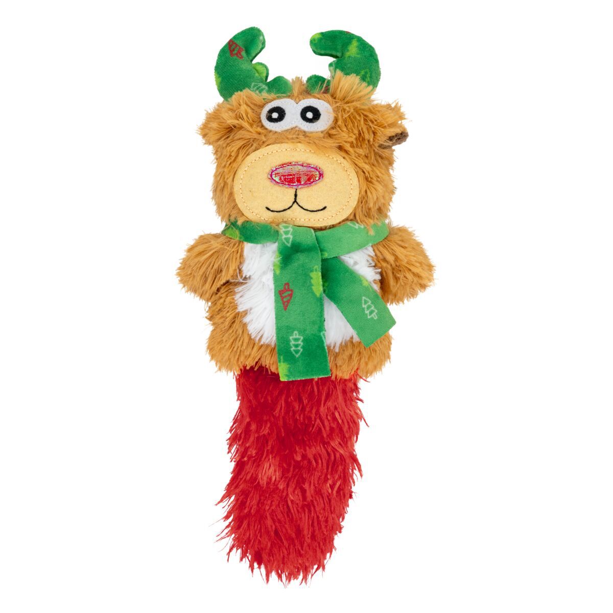KONG Holiday26 Cat Kickeroo Assorterte Julfigurer Katteleke 25 cm - Juleleker for katter