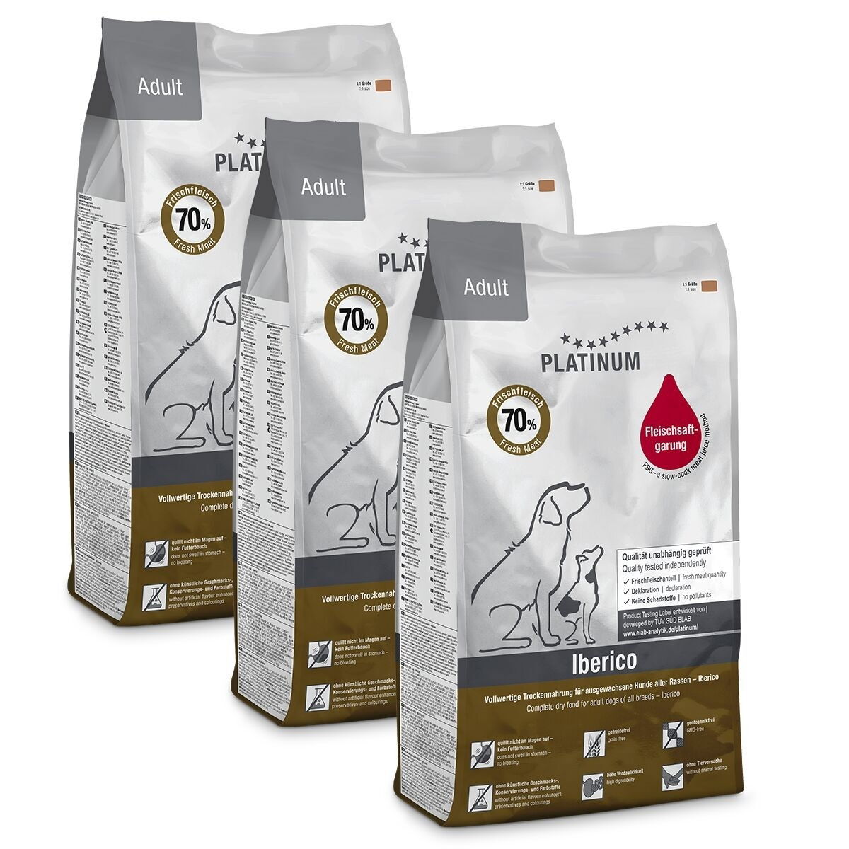 Platinum Adult Iberico 3x5kg