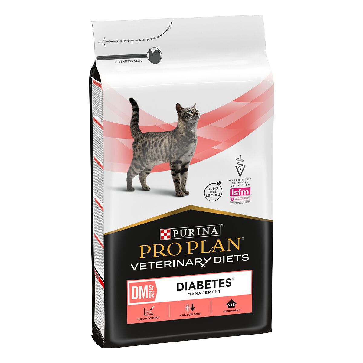 Purina Pro Plan Veterinary Diets Feline Adult DM ST/OX Diabetes Management 1,5kg