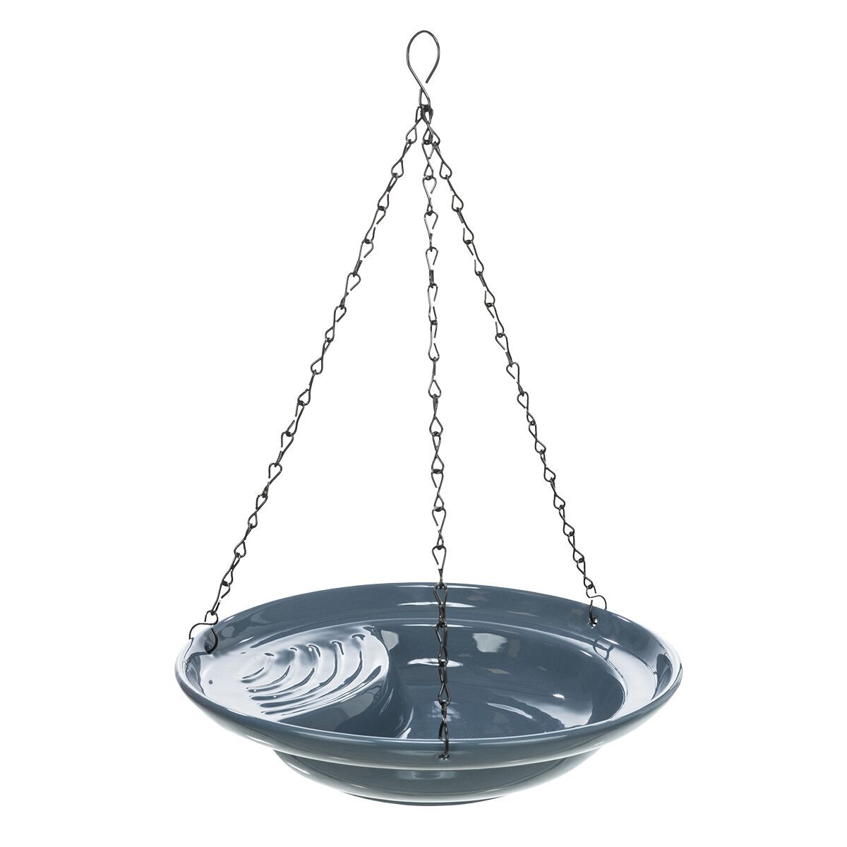 Trixie ceremic bird bath, 530 ml/ø 26cm blue