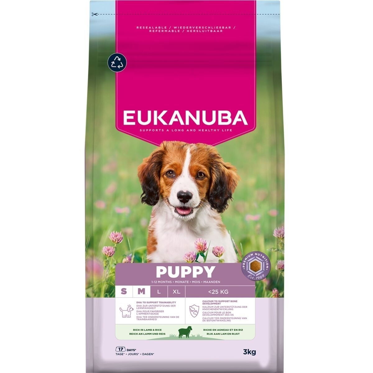 Eukanuba Puppy & Junior Small & Medium Breed Lamb & Rice