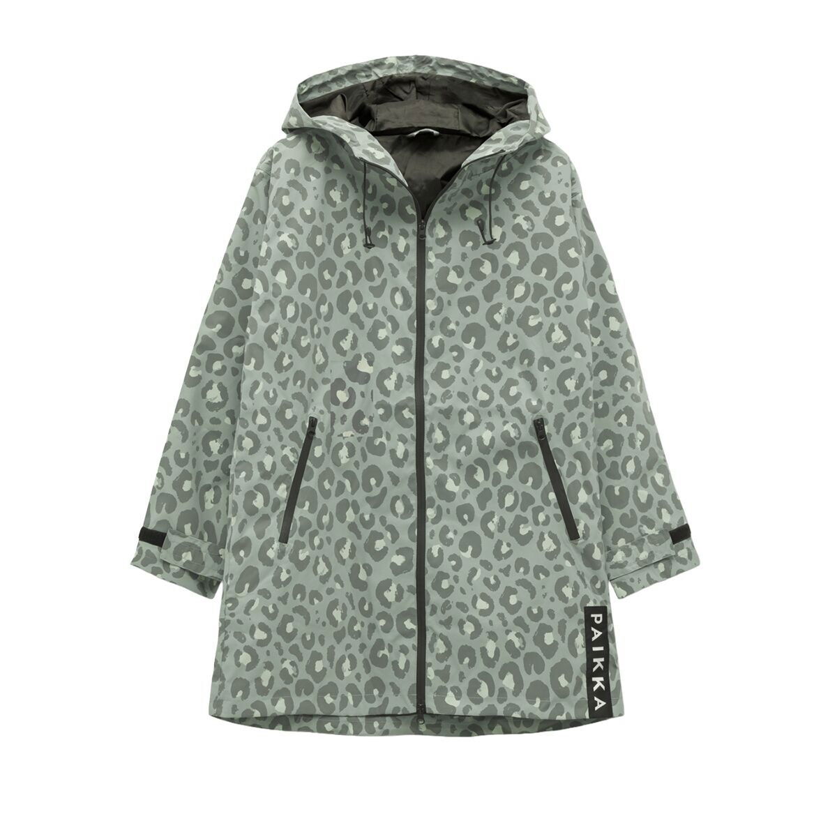 PAIKKA Human Visibility Raincoat, green leo