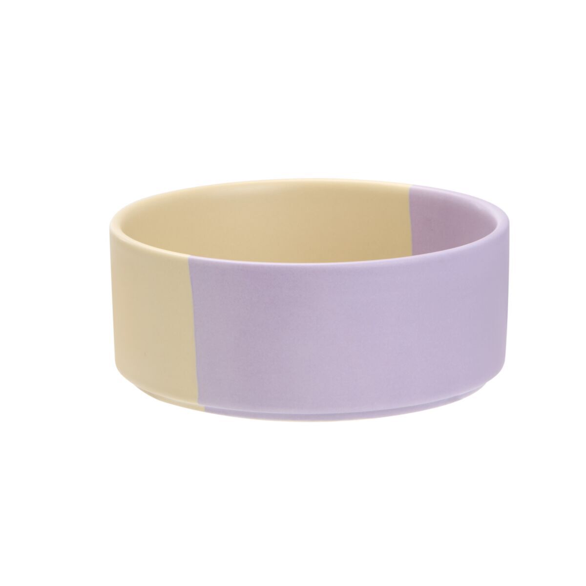 Little&Bigger Duo ceramic bowl cream & lavender