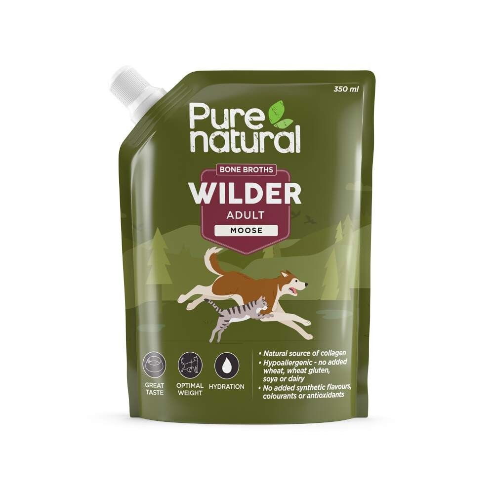 Purenatural Wilder Bone Broth Moose 350 ml