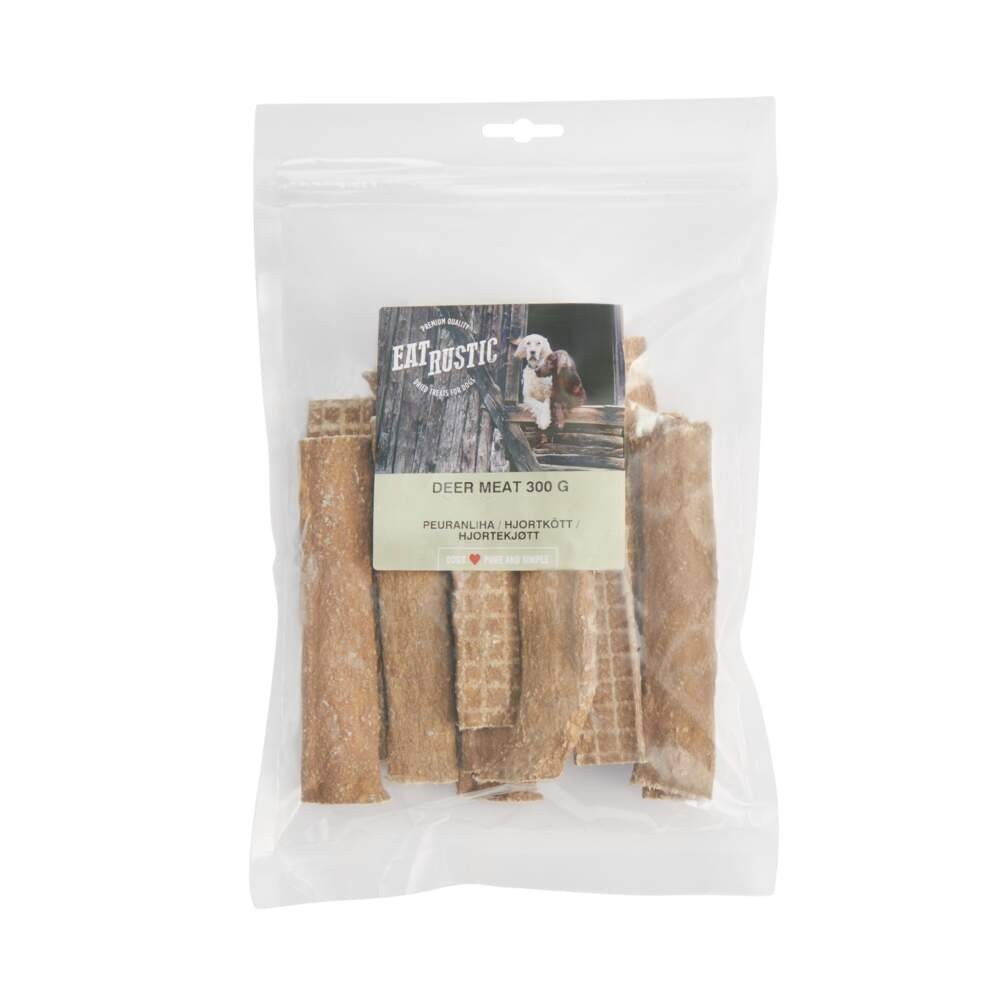 Eat Rustic Hjortekjøtt 300 g - Tørket hundegodteri
