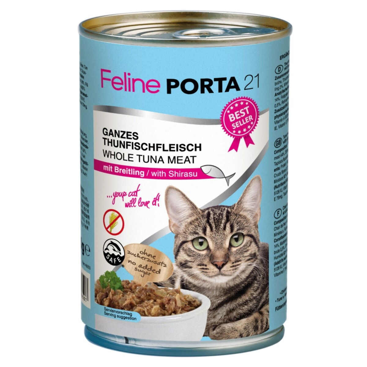 Feline Porta 21 Tunfisk & Shirasu - Våtfôr til katt