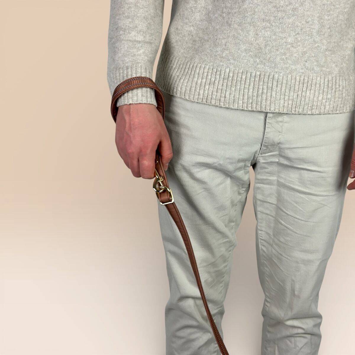 Trufois Adjustable Leash Brown