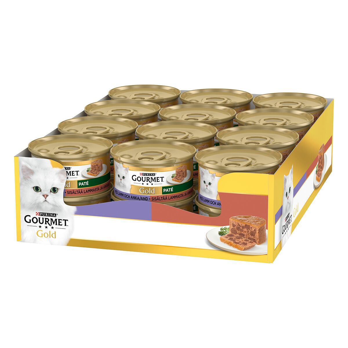Gourmet Gold Lam & And Paté 24x85 g - Våtfôr til katt