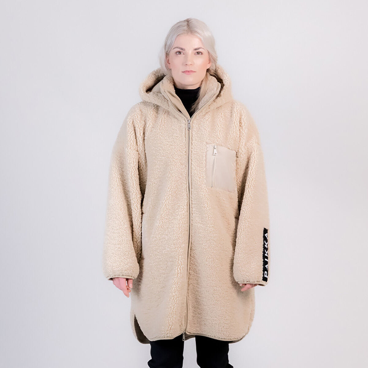 PAIKKA Sherpa Jakke Unisex Beige 1 - Hundeførerklær