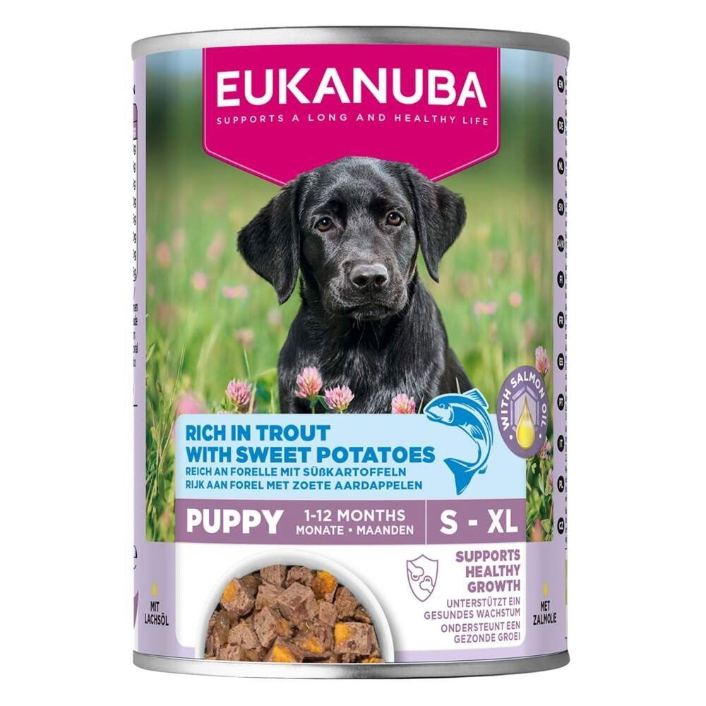 Eukanuba Dog Wet Puppy Trout with Sweet Potatoes 400g