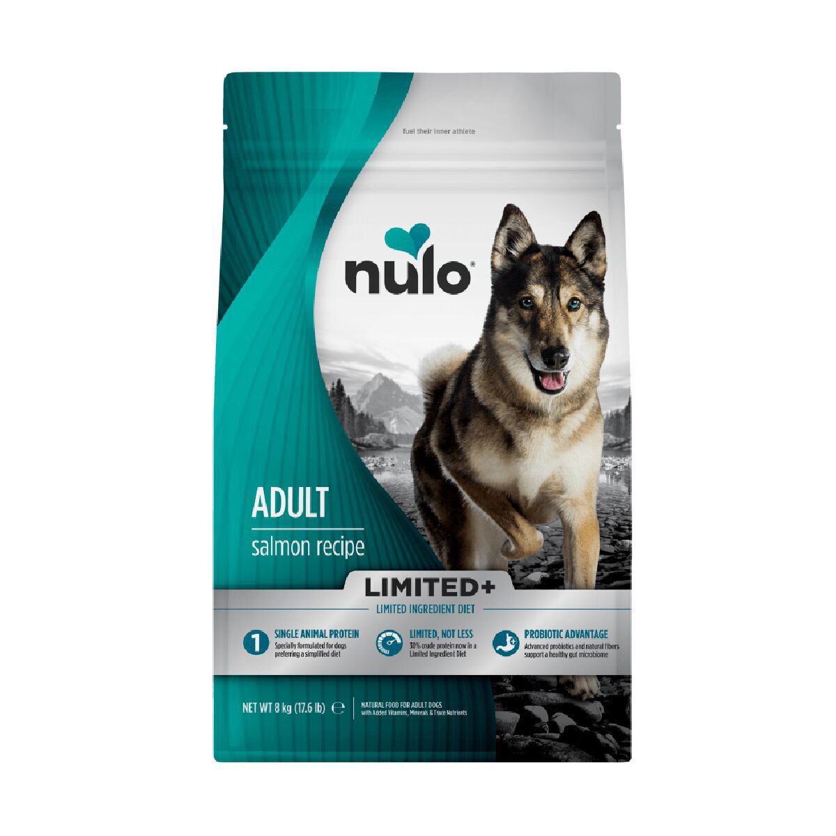 Nulo Limited+ Dog Adult Fresh Salmon Tørrfôr til Hund 8kg