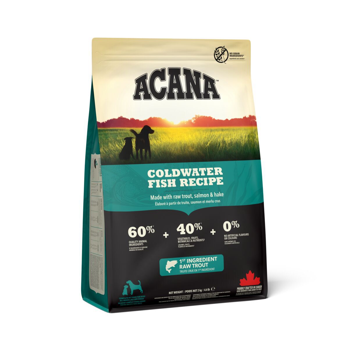 Acana Dog Adult Grain Free Cold Water Fish Tørrfôr til Hund 2kg - Kornfritt hundefôr