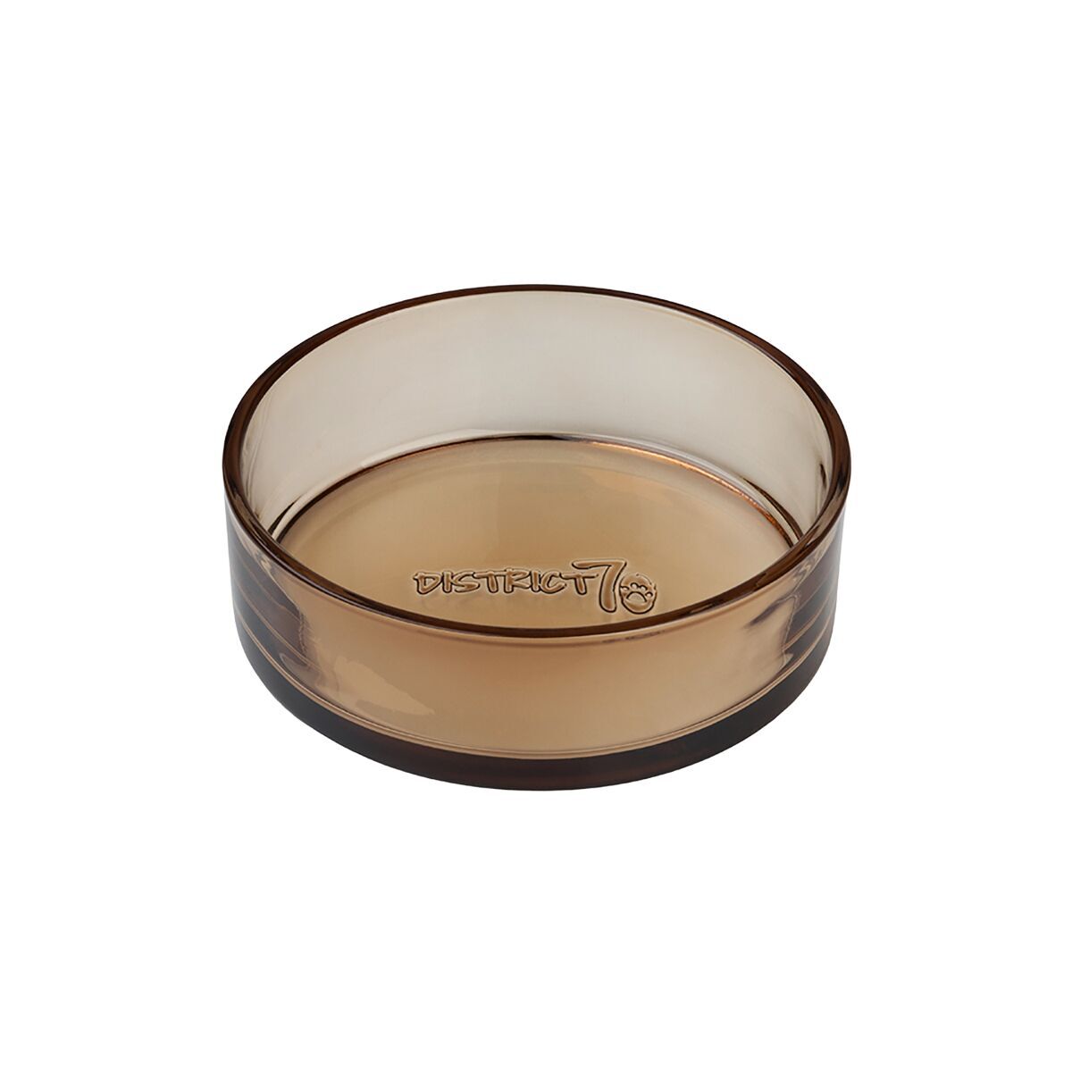 Glass cat bowl District 70, Dawn