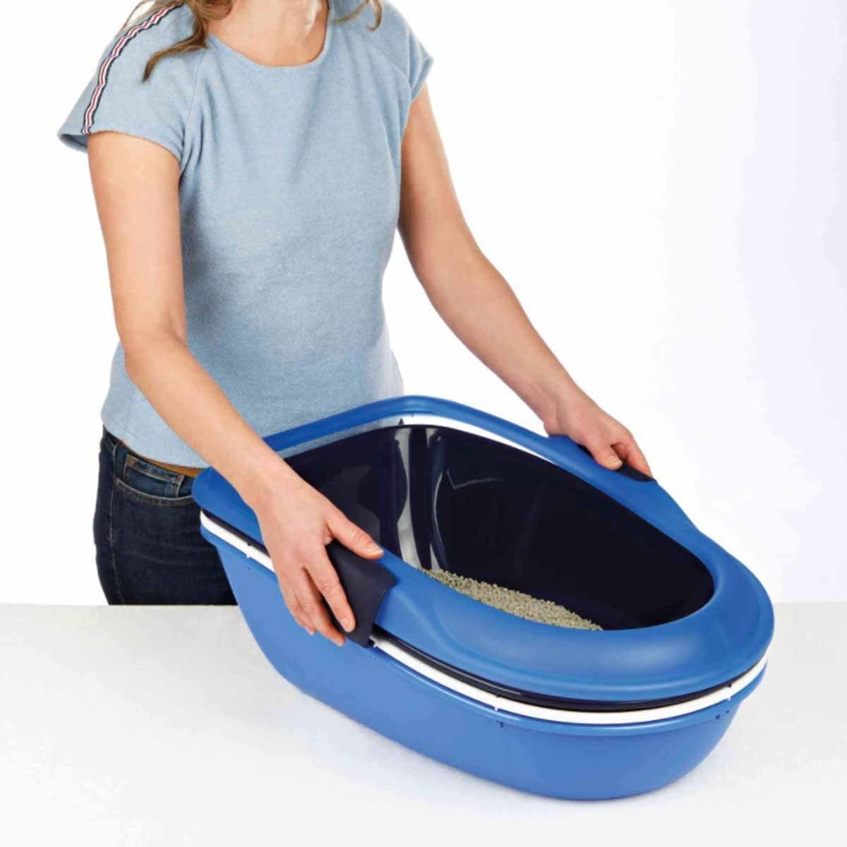 Trixie Berto litter tray, grey/pastel