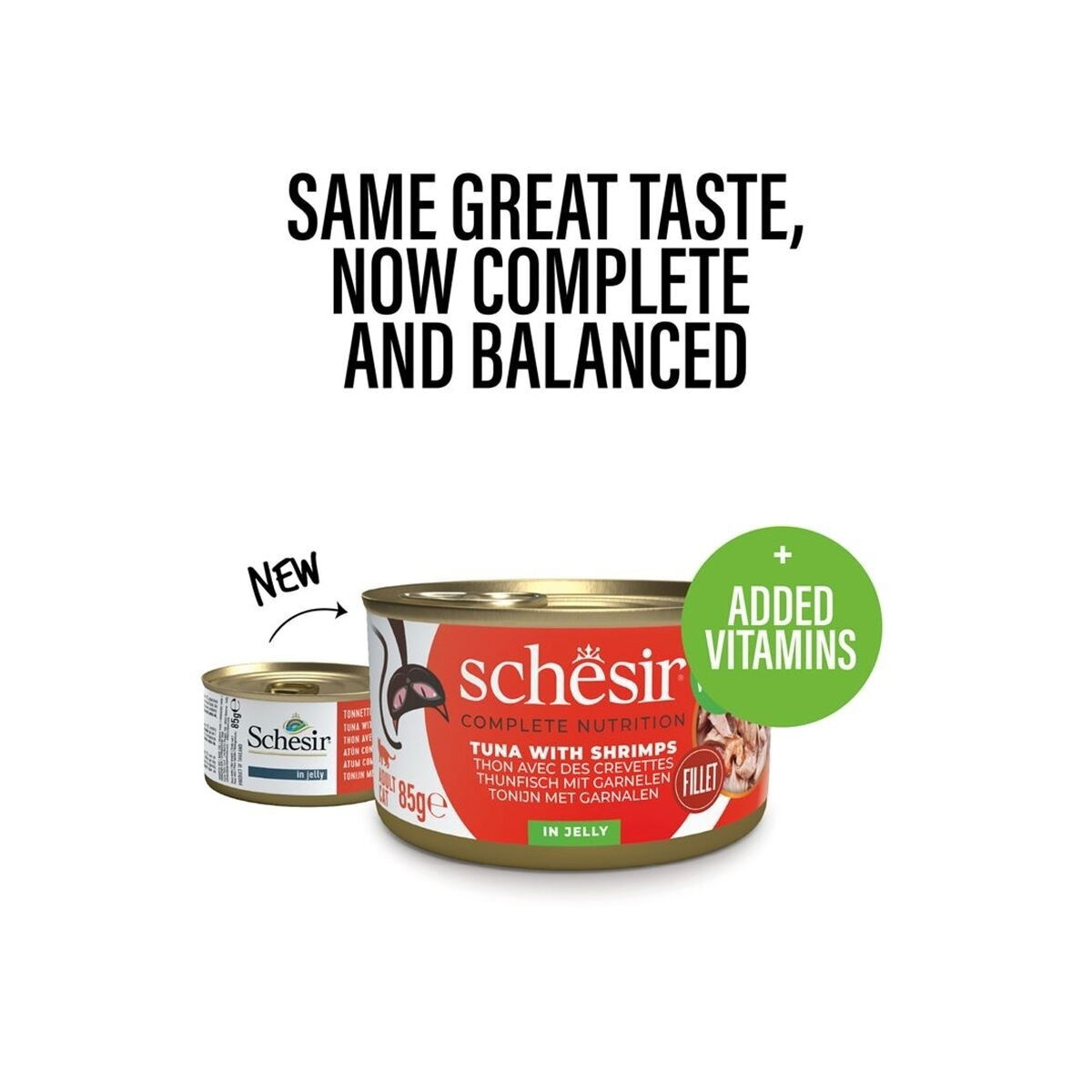 Schesir Jelly tuna & prawns 85 gr