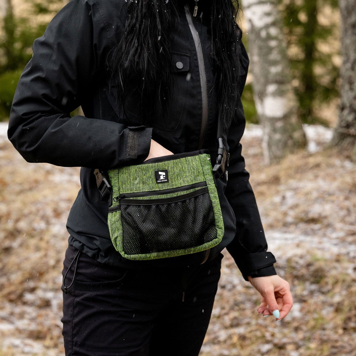 Feel Active Treat bag Eco green