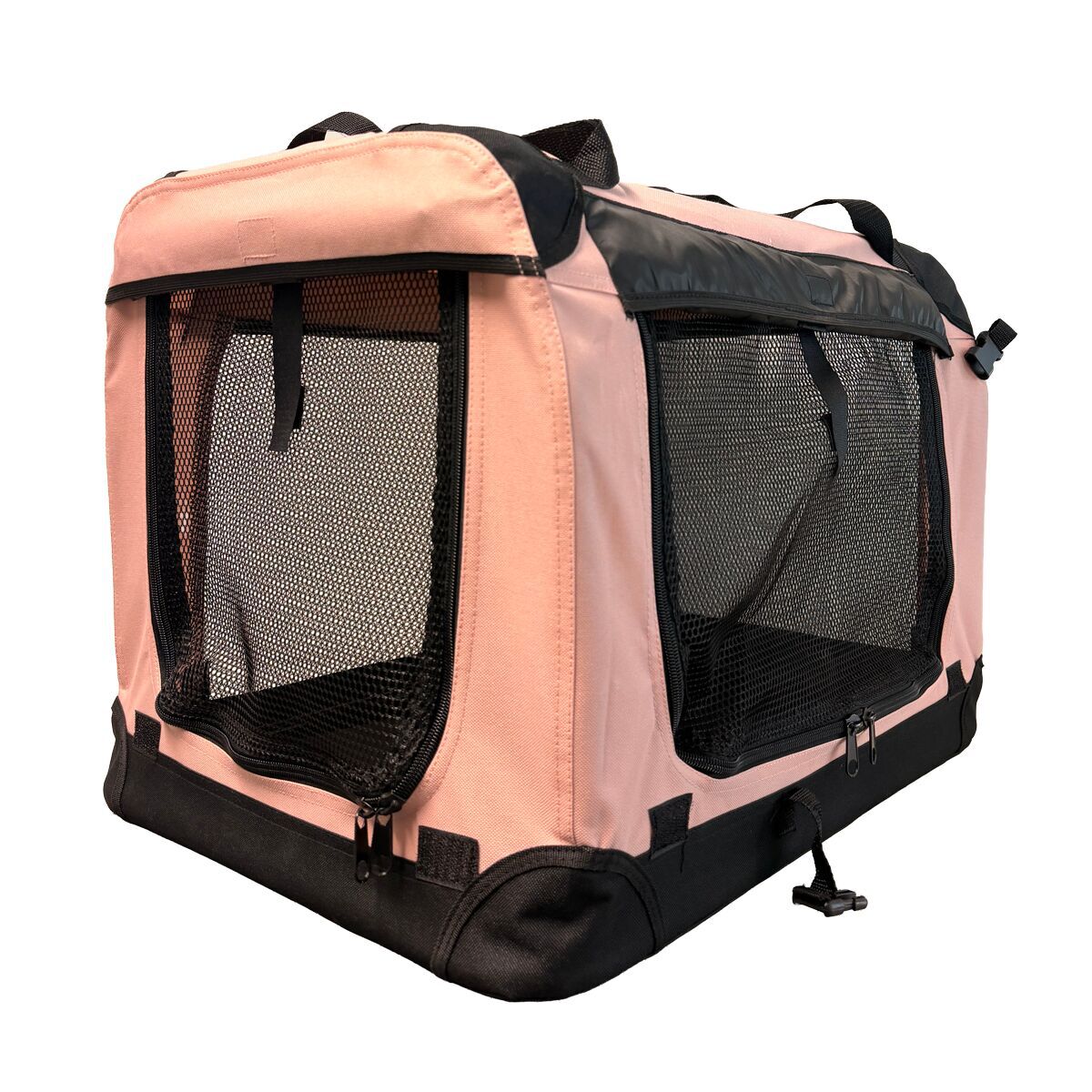 PetEasy Luxury Soft Transportbur Lysrosa L - Transportbur til hund