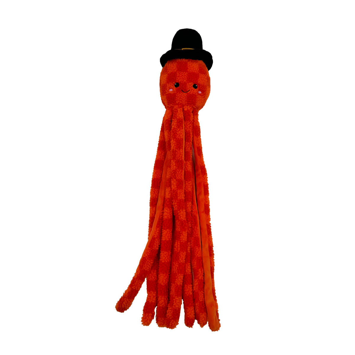 Bark-A-Boo Pumpkin Spice Rutete Blekksprut Hundeleke 80 cm - Bamser til hund
